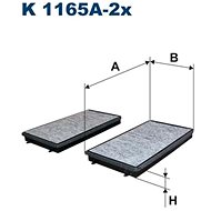 FILTRON Filter, indoor air K 1165A-2x - Cabin Air Filter