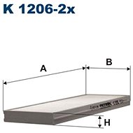 FILTRON Filter, indoor air K 1206-2x - Cabin Air Filter