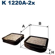 FILTRON Filter, indoor air K 1220A-2x - Cabin Air Filter