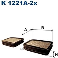 FILTRON Filter, indoor air K 1221A-2x - Cabin Air Filter