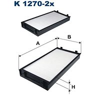 FILTRON Filter, indoor air K 1270-2x - Cabin Air Filter