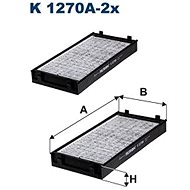 FILTRON Filter, indoor air K 1270A-2x - Cabin Air Filter