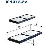 FILTRON Filter, indoor air K 1312-2x - Cabin Air Filter