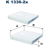FILTRON Filter, indoor air K 1336-2x - Cabin Air Filter