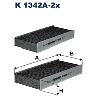 FILTRON Filter, indoor air K 1342A-2x - Cabin Air Filter