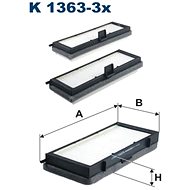 FILTRON Filter, indoor air K 1363-3x - Cabin Air Filter