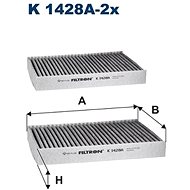 FILTRON Filter, indoor air K 1428A-2x - Cabin Air Filter