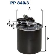 FILTRON Fuel filter PP 840/3 - Fuel Filter