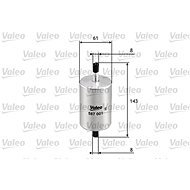 VALEO Palivový filtr 587001 - Fuel Filter
