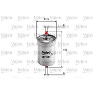 VALEO Fuel filter 587004 - Fuel Filter