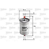VALEO Fuel filter 587006 - Fuel Filter