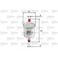 VALEO Fuel filter 587012 - Fuel Filter