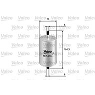 VALEO Fuel filter 587016 - Fuel Filter