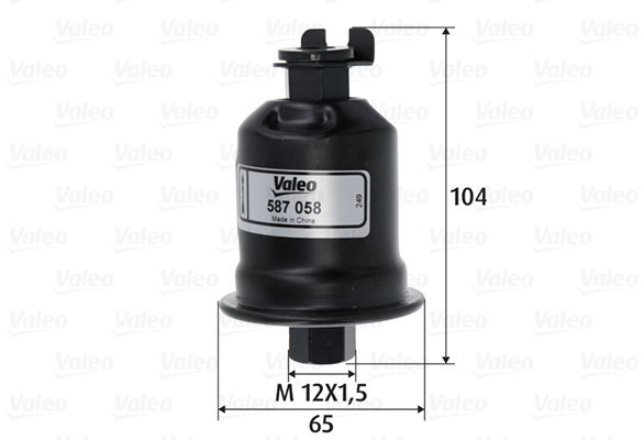 VALEO Fuel filter 587058 - Fuel Filter
