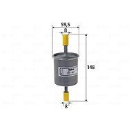 VALEO Fuel filter 587061 - Fuel Filter
