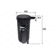 VALEO Fuel filter 587062 - Fuel Filter