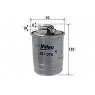 VALEO Fuel filter 587076 - Fuel Filter