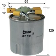 VALEO Fuel filter 587096 - Fuel Filter