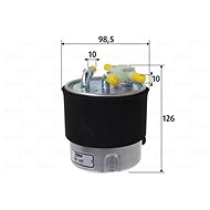 VALEO Fuel filter 587097 - Fuel Filter