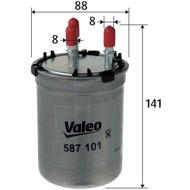 VALEO Fuel filter 587101 - Fuel Filter