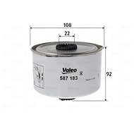 VALEO Fuel filter 587183 - Fuel Filter