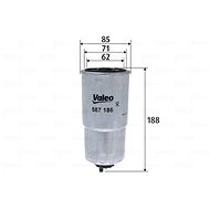 VALEO Fuel filter 587186 - Fuel Filter