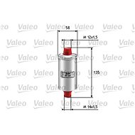 VALEO Fuel filter 587200 - Fuel Filter