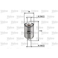 VALEO Fuel filter 587209 - Fuel Filter