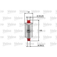 VALEO Fuel filter 587218 - Fuel Filter