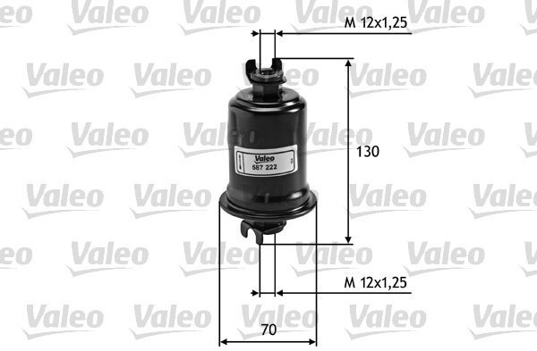 VALEO Fuel filter 587222 - Fuel Filter