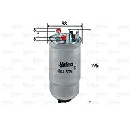 VALEO Fuel filter 587505 - Fuel Filter