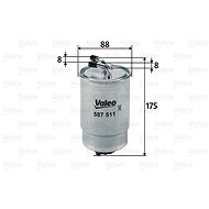VALEO Fuel filter 587511 - Fuel Filter