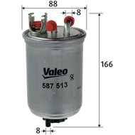 VALEO Fuel filter 587513 - Fuel Filter