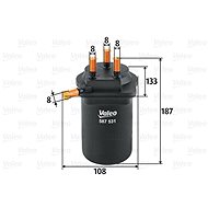 VALEO Fuel filter 587531 - Fuel Filter