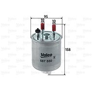 VALEO Fuel filter 587550 - Fuel Filter
