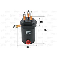 VALEO Fuel filter 587557 - Fuel Filter