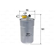 VALEO Fuel filter 587568 - Fuel Filter
