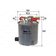 VALEO Fuel filter 587572 - Fuel Filter