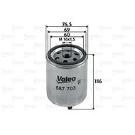 VALEO Fuel filter 587703 - Fuel Filter