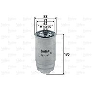 VALEO Fuel filter 587712 - Fuel Filter
