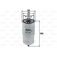 VALEO Fuel filter 587724 - Fuel Filter