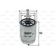 VALEO Fuel filter 587726 - Fuel Filter
