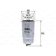 VALEO Fuel filter 587729 - Fuel Filter