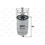 VALEO Fuel filter 587735 - Fuel Filter