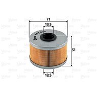 VALEO Fuel filter 587906 - Fuel Filter