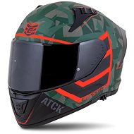 CASSIDA Aero ATCK 2025, green camo/black/gray/orange, sizing. L - Motorbike Helmet