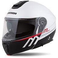 CASSIDA Modulo 2.1 Compass 2025, white pearl/black/red. /silver, for Pinlock, size 2XL - Motorbike Helmet