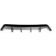 Maxton Design Rear bumper insert for Ford Fiesta ST Mk6, black ABS gloss plastic -  Spoiler