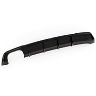 Maxton Design rear bumper insert for Seat Leon FR Mk3, black glossy ABS plastic, Sportstourer -  Spoiler
