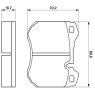 BOSCH Brake pads 0 986 424 053 - Brake Pads